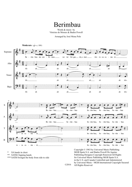 Berimbau (arr. Jose Mena Polo)