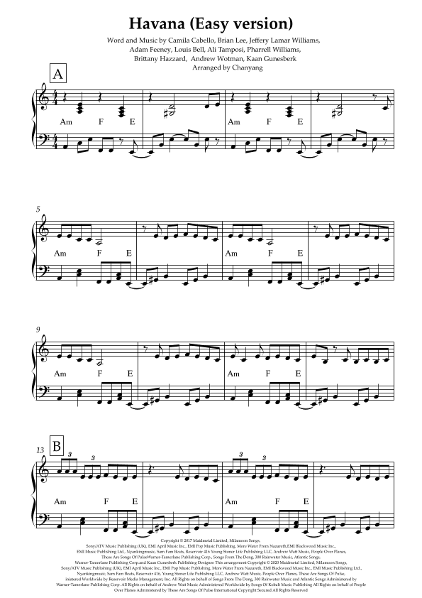 Havana (arr. Chanyang Park)