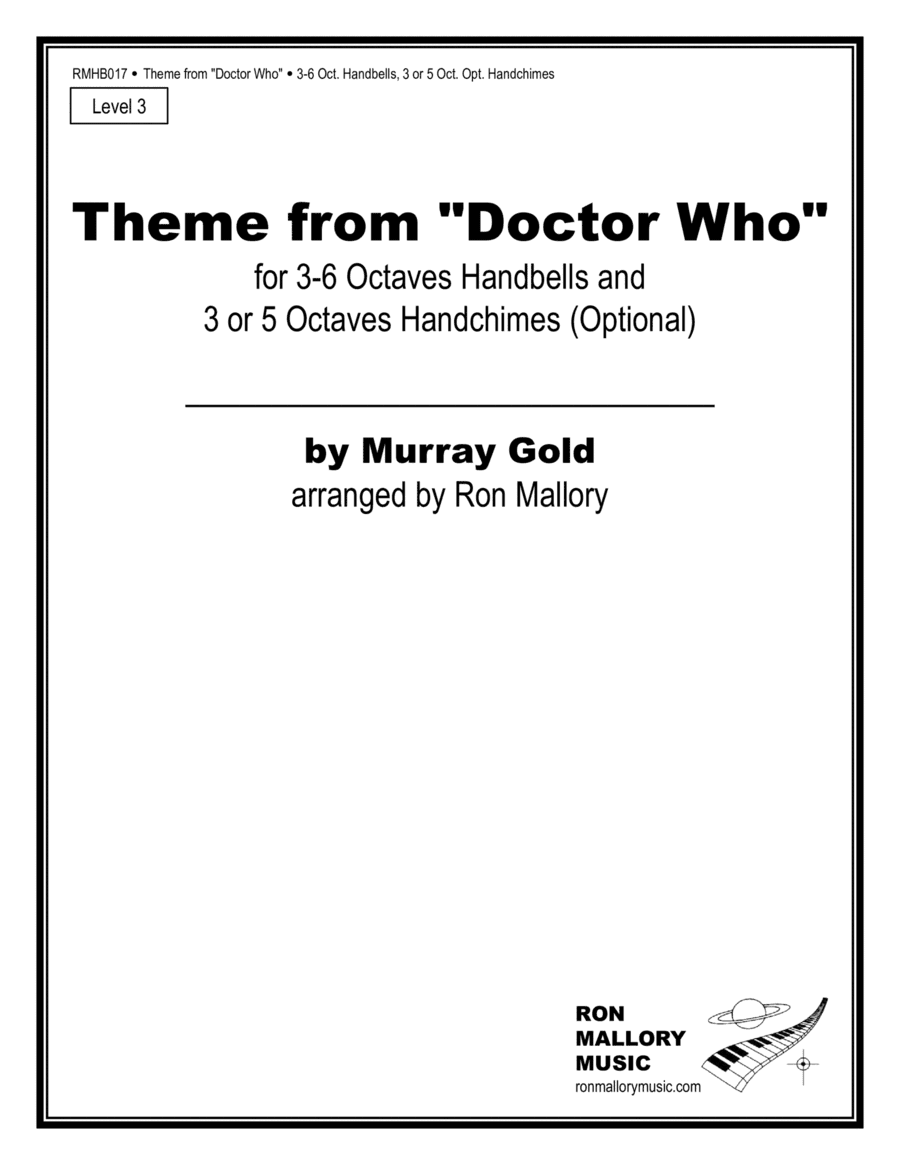 Doctor Who Theme (arr. Ron Mallory)