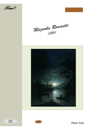 Mazurka Romantic 19th century for easy piano solo (arr. PianoSheetNow)