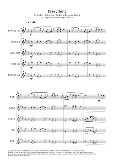 Everything (arr. Rodrigo Faleiros)