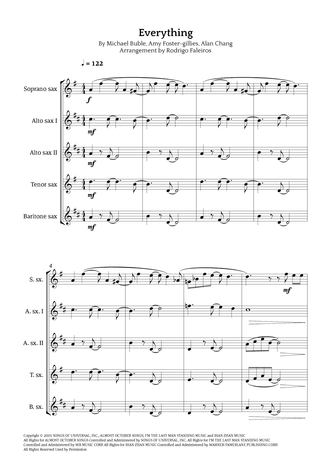 Everything (arr. Rodrigo Faleiros)
