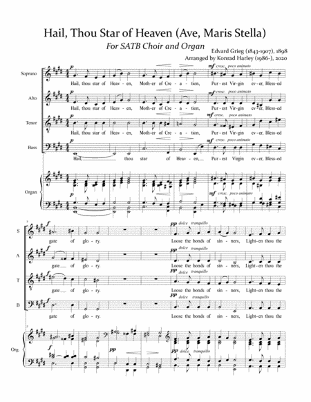 Ave, Maris Stella (Hail, Thou Star of Heaven) (arr. Konrad Harley)