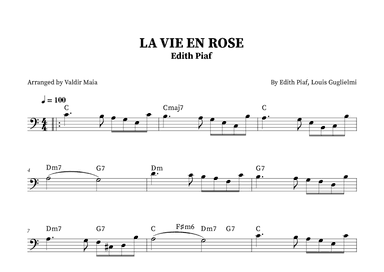 La Vie En Rose (arr. Valdir Maia)