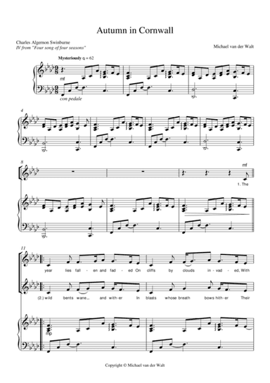 Autumn in Cornwall (arr. Michael van der Walt)