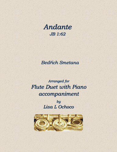 Andante JB 1:62 for Flute Duet and Piano (arr. Lisa L Ochoco)