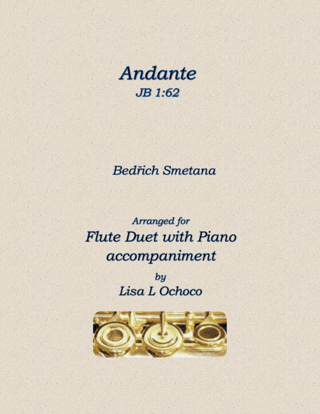 Andante JB 1:62 for Flute Duet and Piano (arr. Lisa L Ochoco)
