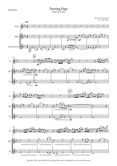 Turning Page (arr. Fabio Britto)