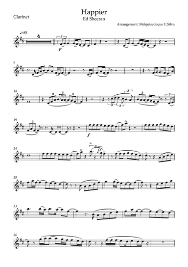 Happier (arr. Melquisedeque C.Silva)