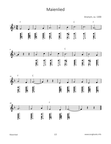 Maienlied (arr. songbooks.info)