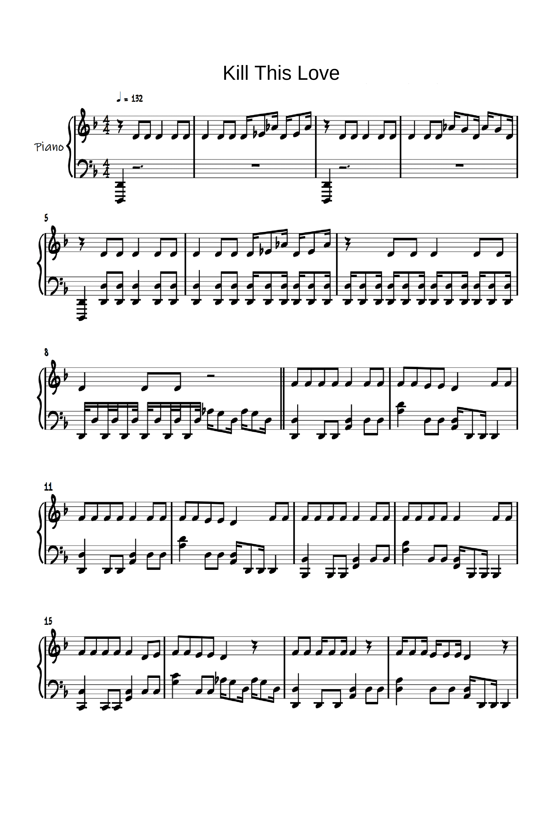Kill This Love (arr. BLACKPINK)