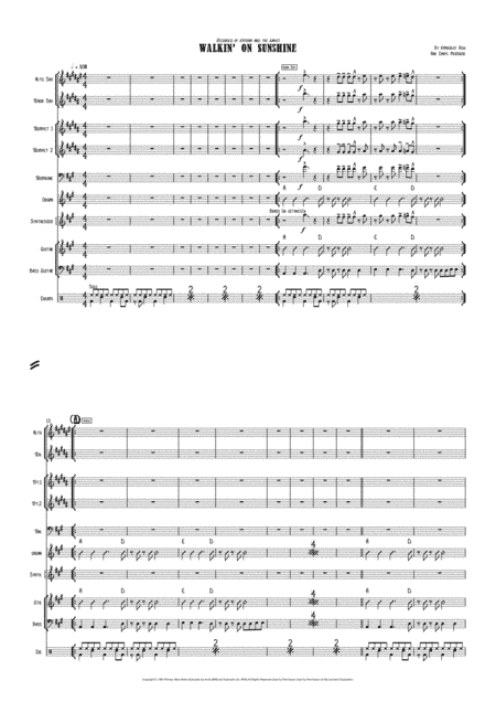 Walking On Sunshine (arr. Daryl McKenzie)