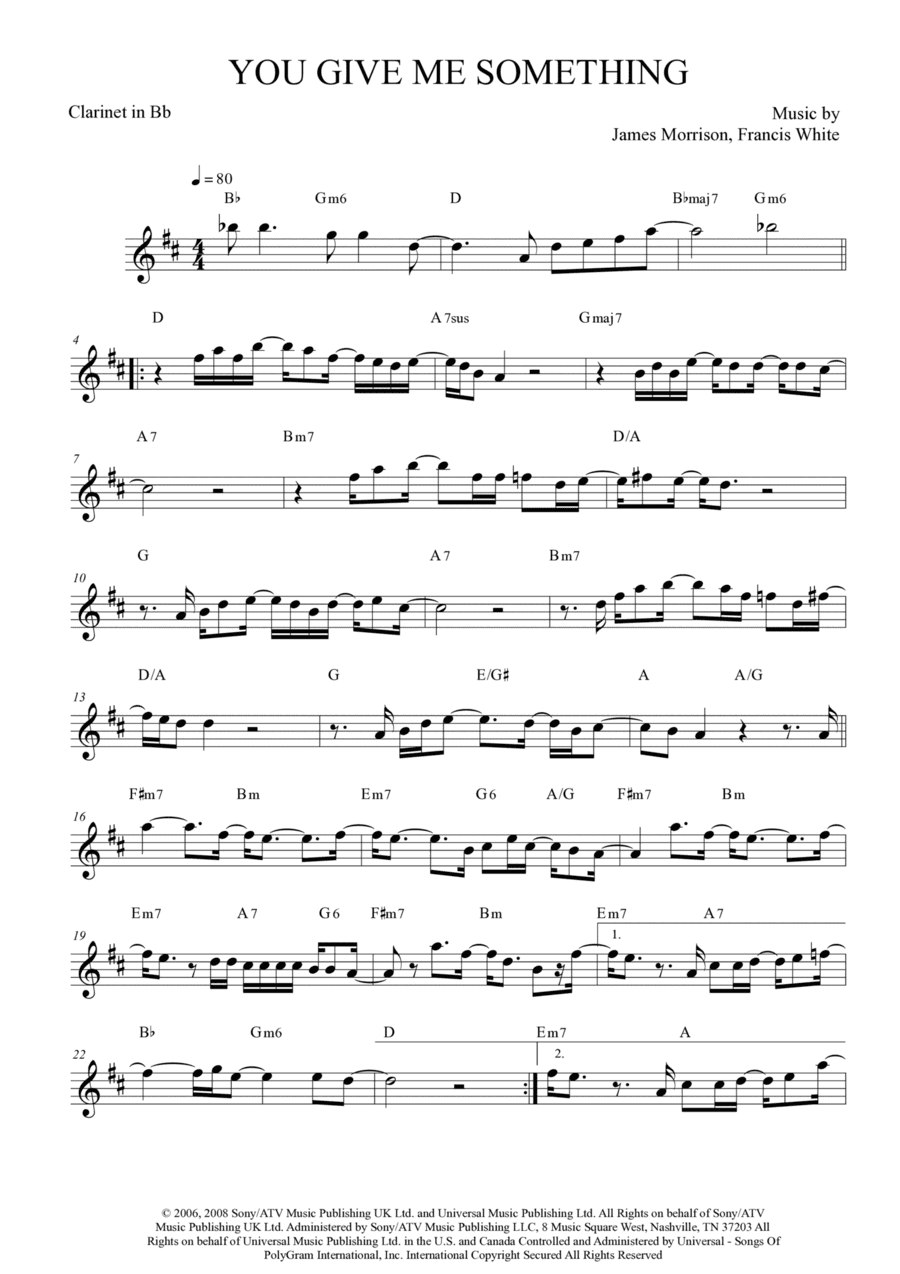 You Give Me Something (arr. Anderson Quevedo)