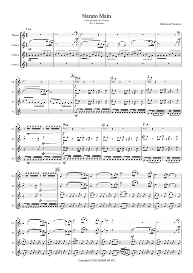 Naruto Main Theme (arr. J Santana)