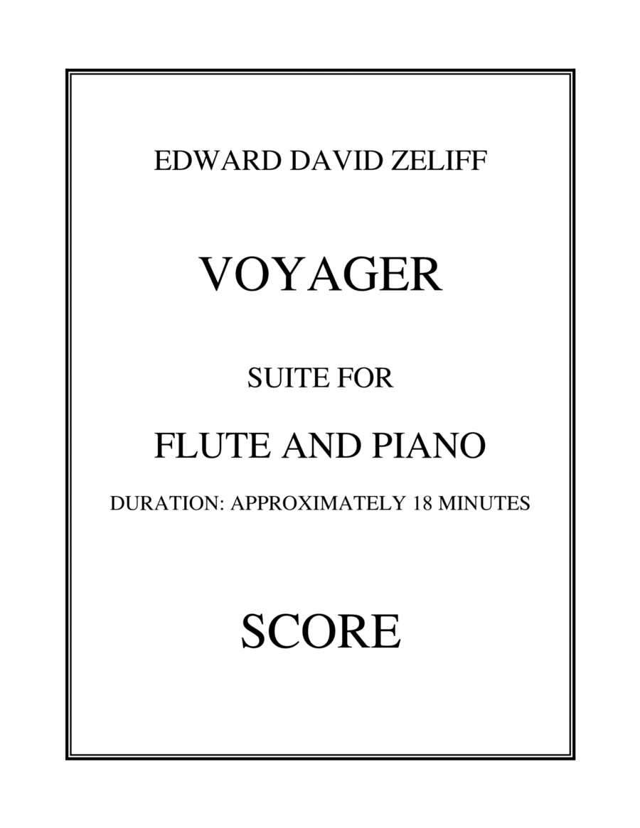 Voyager: Suite for Flute and Piano