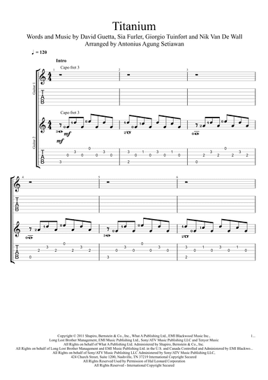 Titanium (arr. Antonius Agung Setiawan)