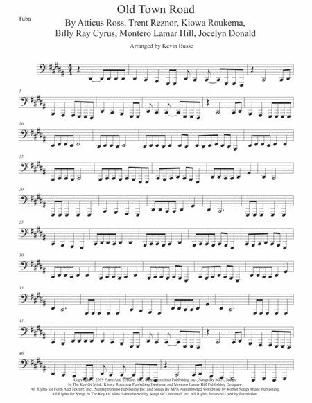 Old Town Road (remix) (arr. Kevin Busse)
