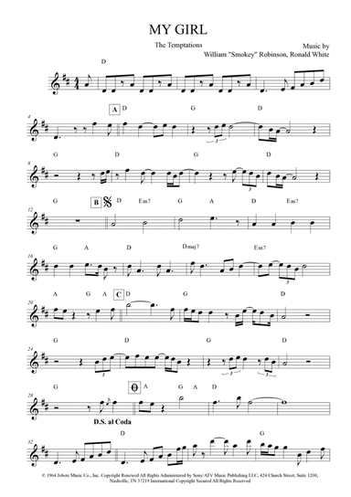 My Girl (arr. Anderson Quevedo)