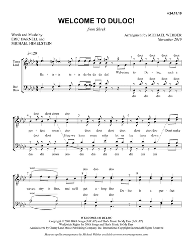 Welcome To Duloc (arr. Michael Webber)