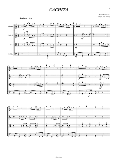 Cachita (arr. RAUL NORIEGA)