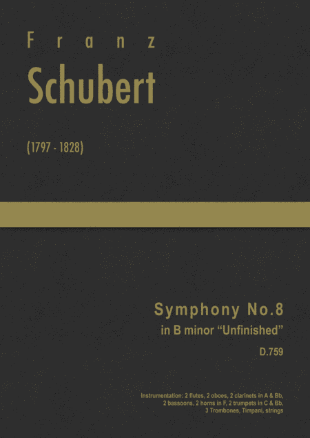 Schubert - Symphony No.8 in B minor "Unfinished" ; D.759 (arr. J.G. Cucó Barber)