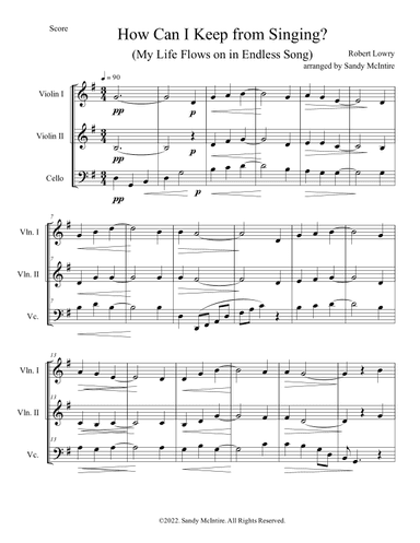 How Can I Keep from Singing (arr. Sandy McIntire)