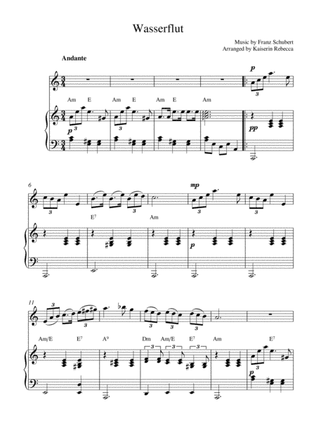 Wasserflut (arr. Kaiserin Rebecca)