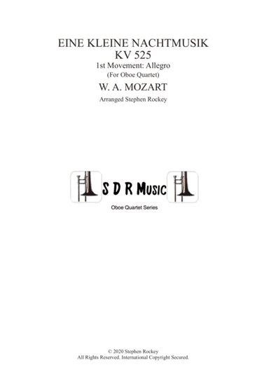 Eine Kleine Nacht Musik 1st Movement Allegro for Oboe Quartet (arr. Stephen Rockey)