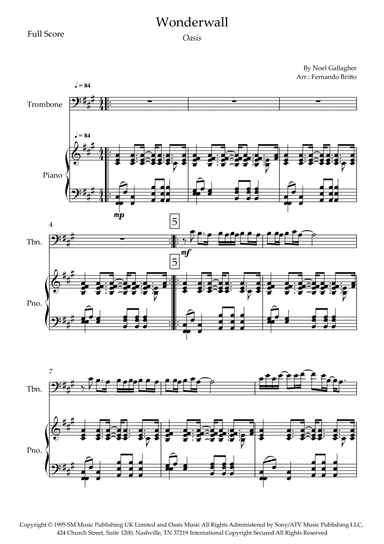 Wonderwall (arr. Fernando Britto)
