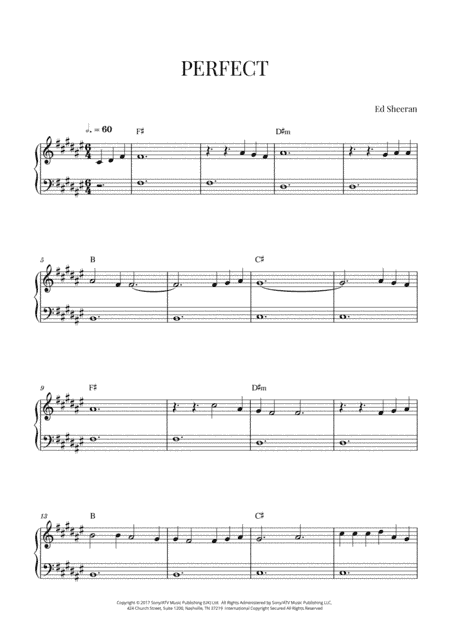 Perfect (arr. Cadenza Editions)