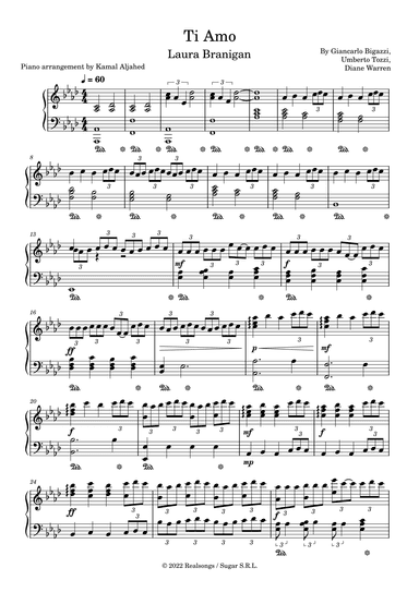 Ti Amo (arr. Kamal Aljahed)