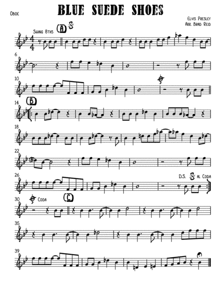 Blue Suede Shoes (arr. Brad Reid)