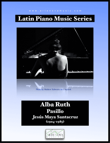 Alba Ruth - Pasillo for Piano