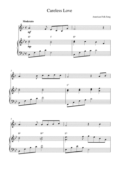 Careless Love (horn in F solo and piano accompaniment) (arr. Kaiserin Rebecca)