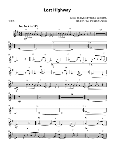 Lost Highway (arr. David Lartey)