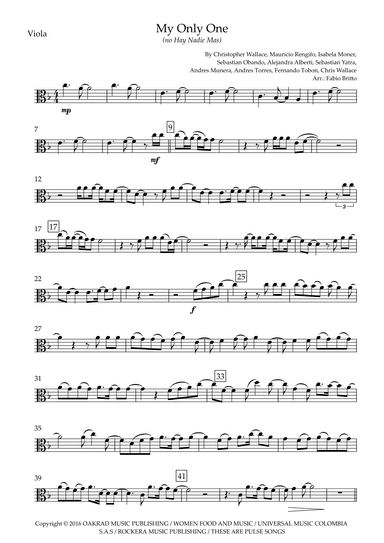 My Only One (no Hay Nadie Mas) (arr. Ottirb Sage)