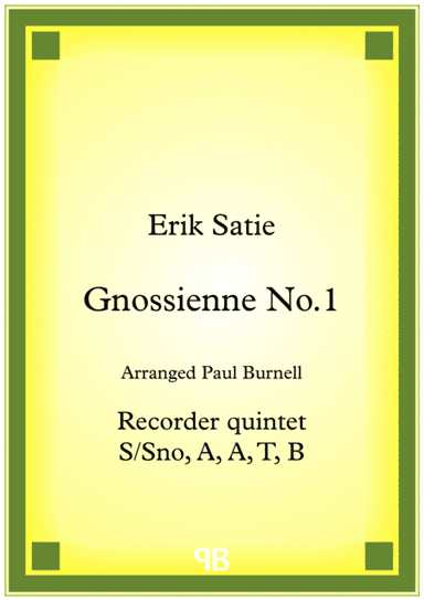 Gnossienne No. 1 (arr. Paul Burnell)