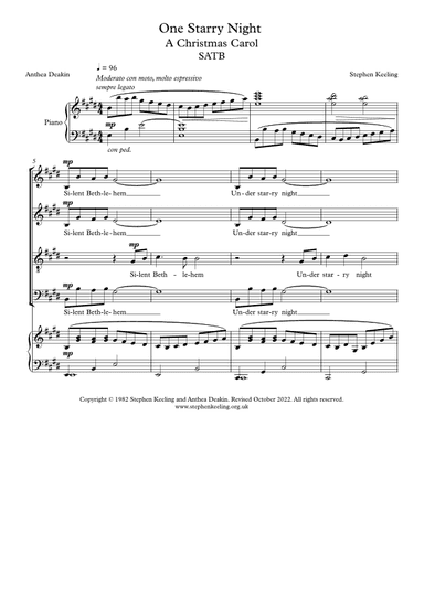 One Starry Night - A Christmas Carol