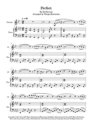 Perfect (arr. Thiago Marconato)