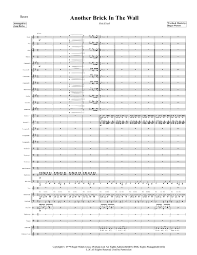 Another Brick In The Wall (arr. Joop Derks)