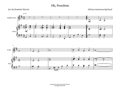 Oh, Freedom (arr. Dominic Meccia)