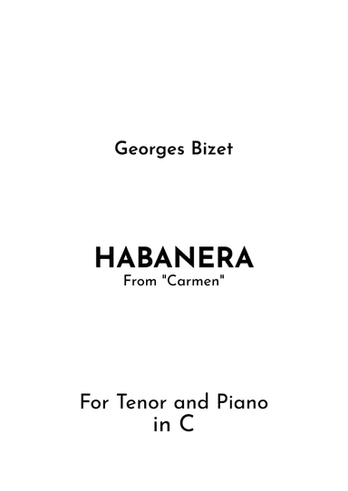 Habanera (arr. Jireh J.)