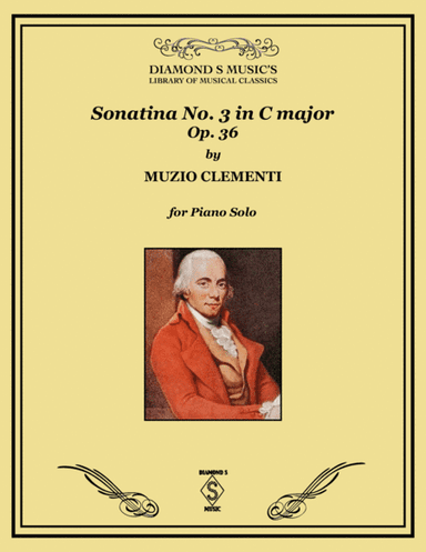 Piano Sonatina No.3 in C major, Op. 36 - Clementi - Piano Solo (arr. Clementi)