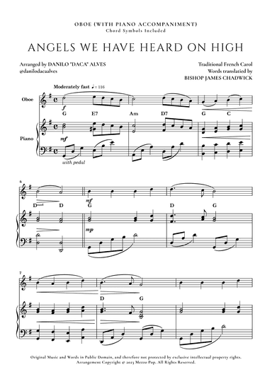 Angels We Have Heard On High (arr. Danilo "Daca" Alves)