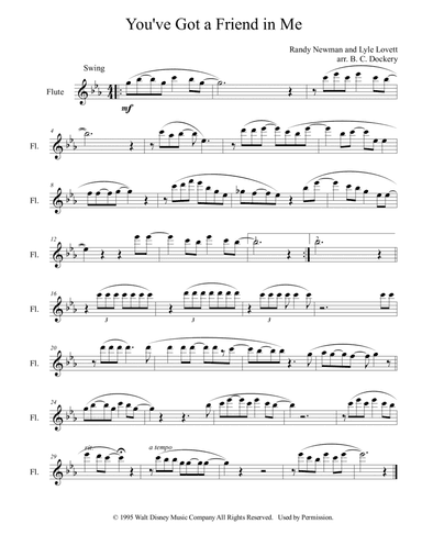You've Got A Friend In Me (arr. B. C. Dockery)