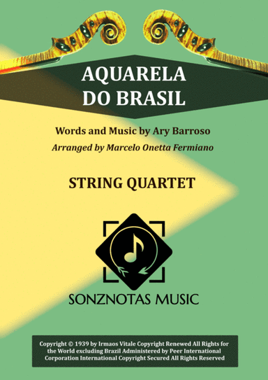 Aquarela Brasileira (aquarela Do Brasil) (brasil) (arr. Marcelo Onetta Fermiano)