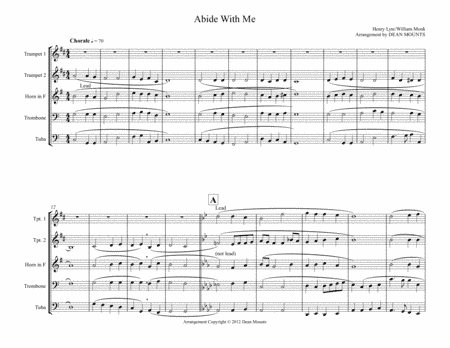 Abide With Me (arr. Dean Mounts)