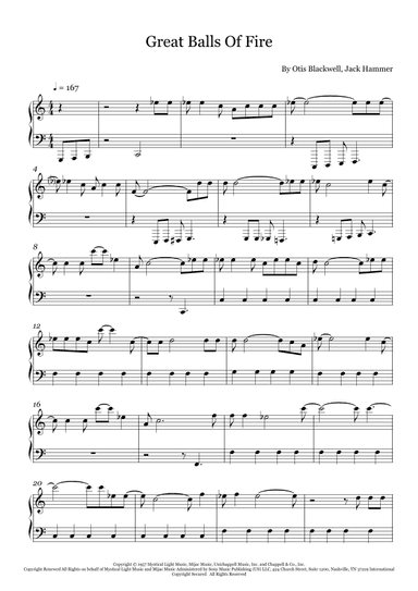 Great Balls Of Fire (arr. Fernanda Moura)