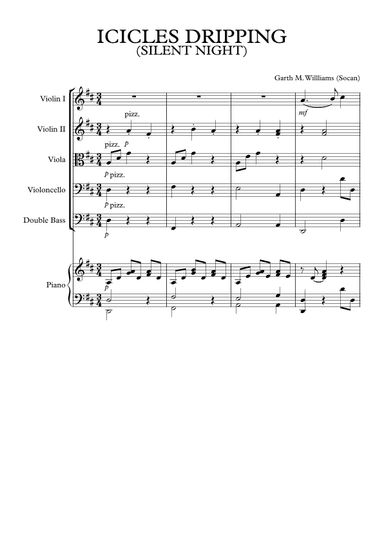 ICICLES DRIPPING FOR STRING ORCHESTRA