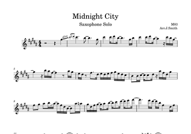 Midnight City (arr. Jasmine Smith)